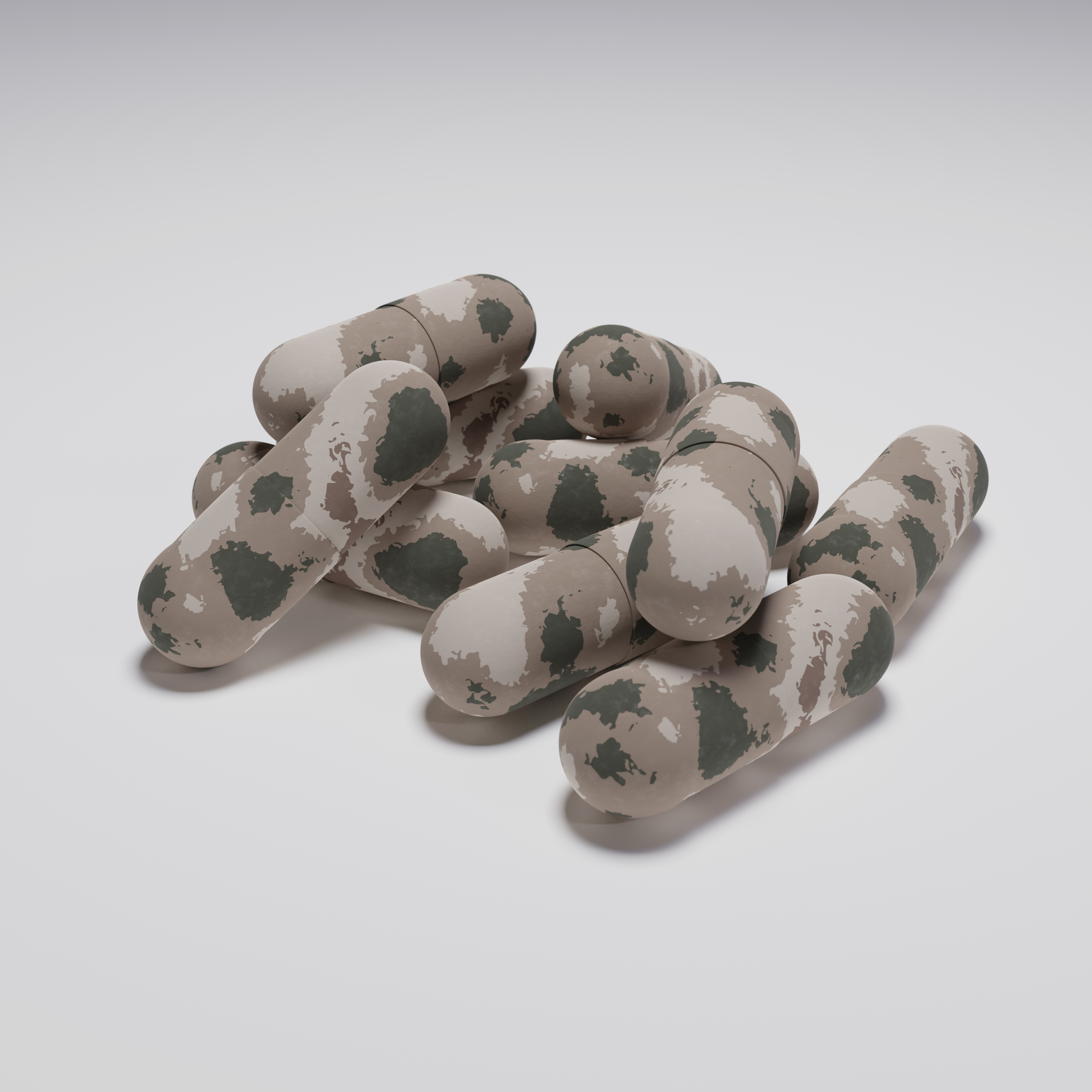 Camouflage Capsule Pills Big