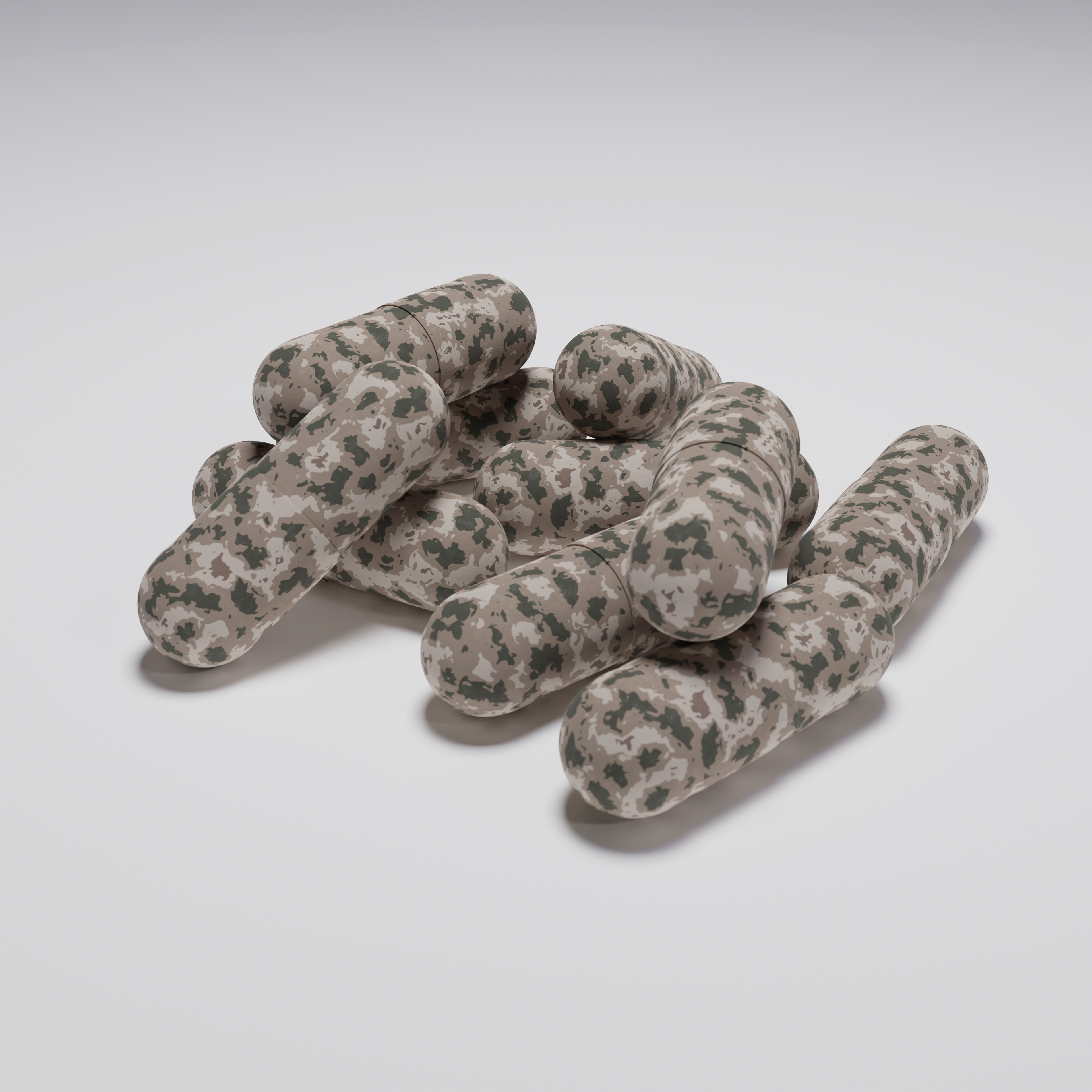 Camouflage Capsule Pills Small