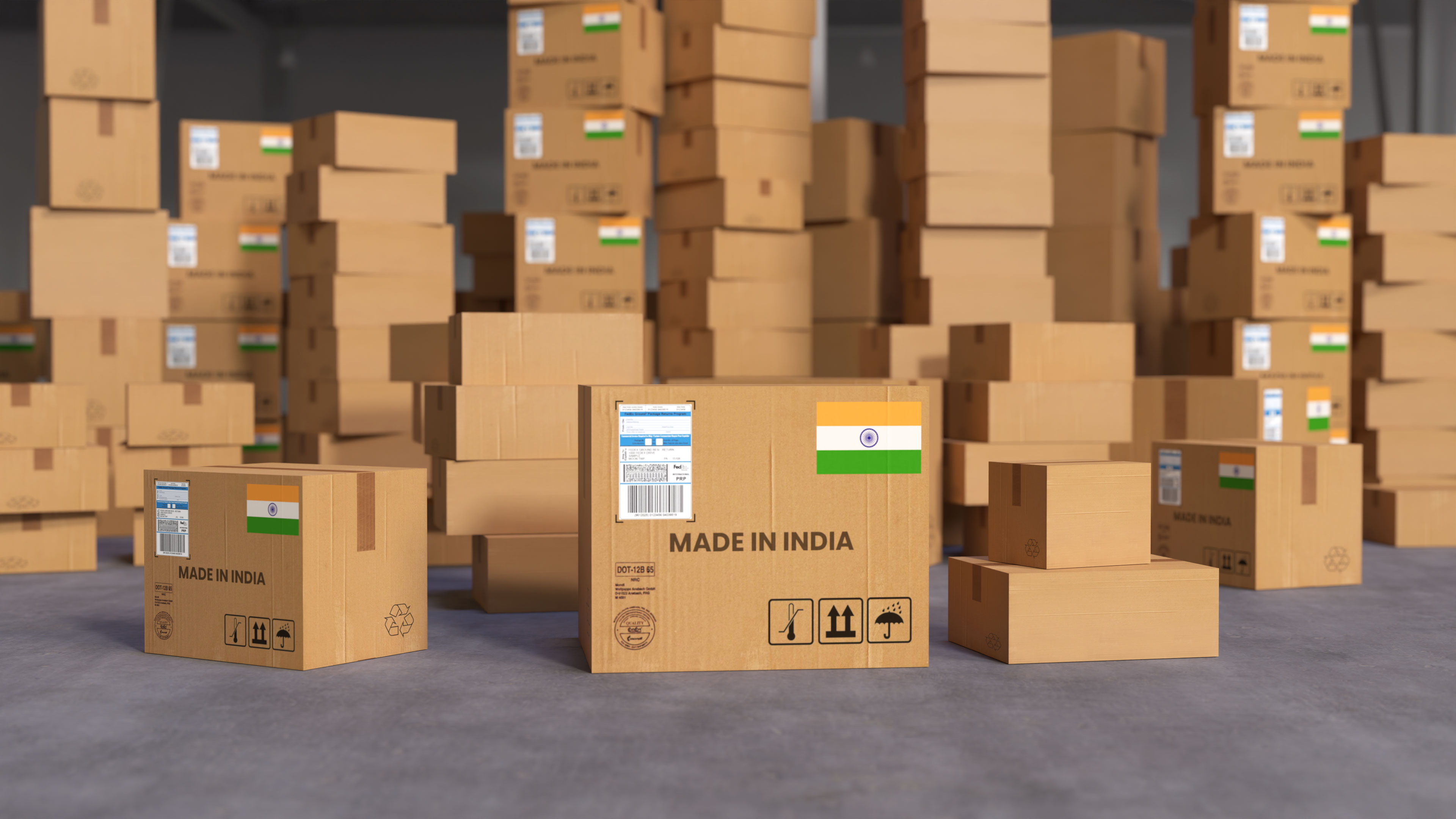 Made in India Cardboard Shipping Boxes