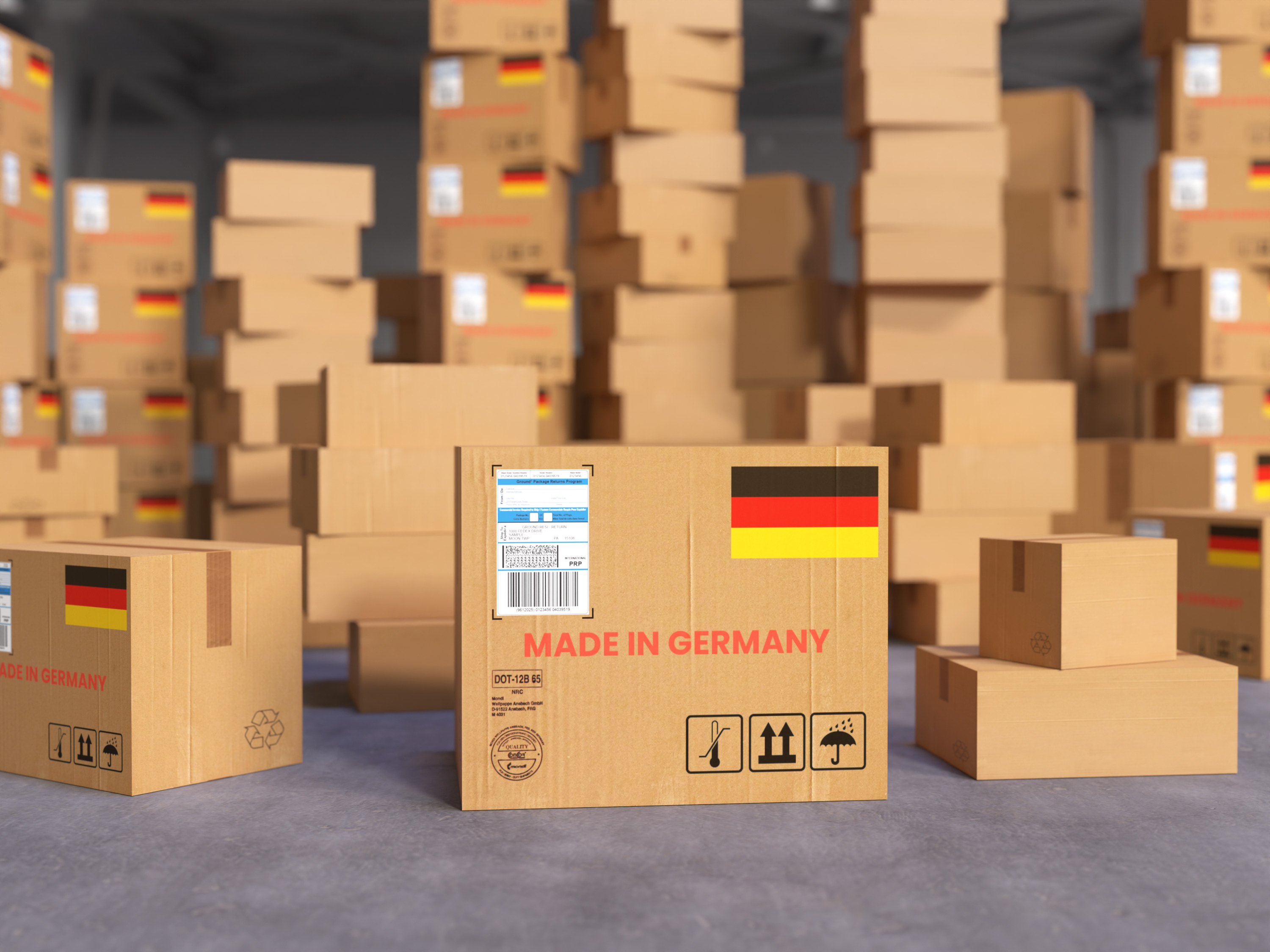 Made in Germany Cardboard Shipping Boxes