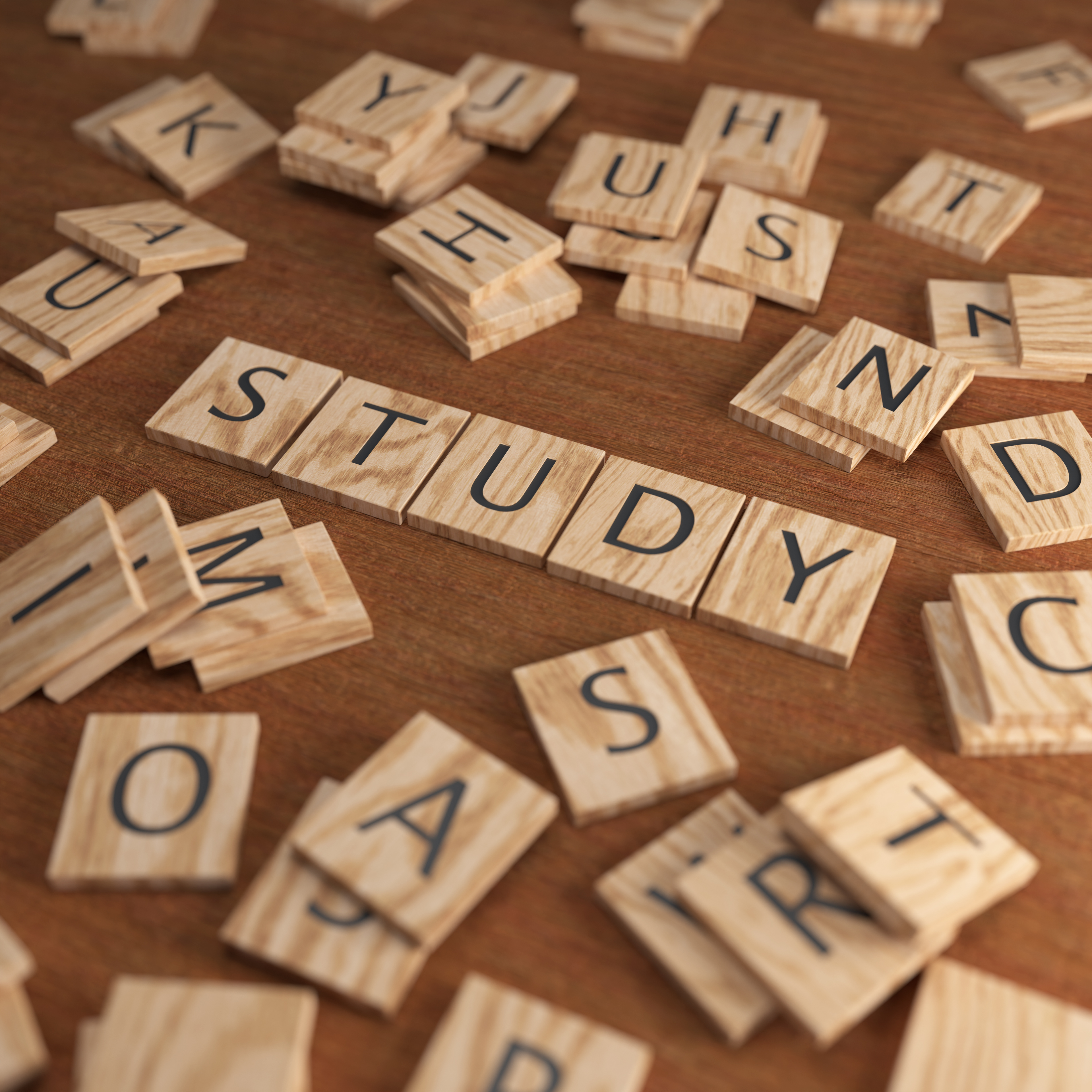 Scrabble Letters STUDY