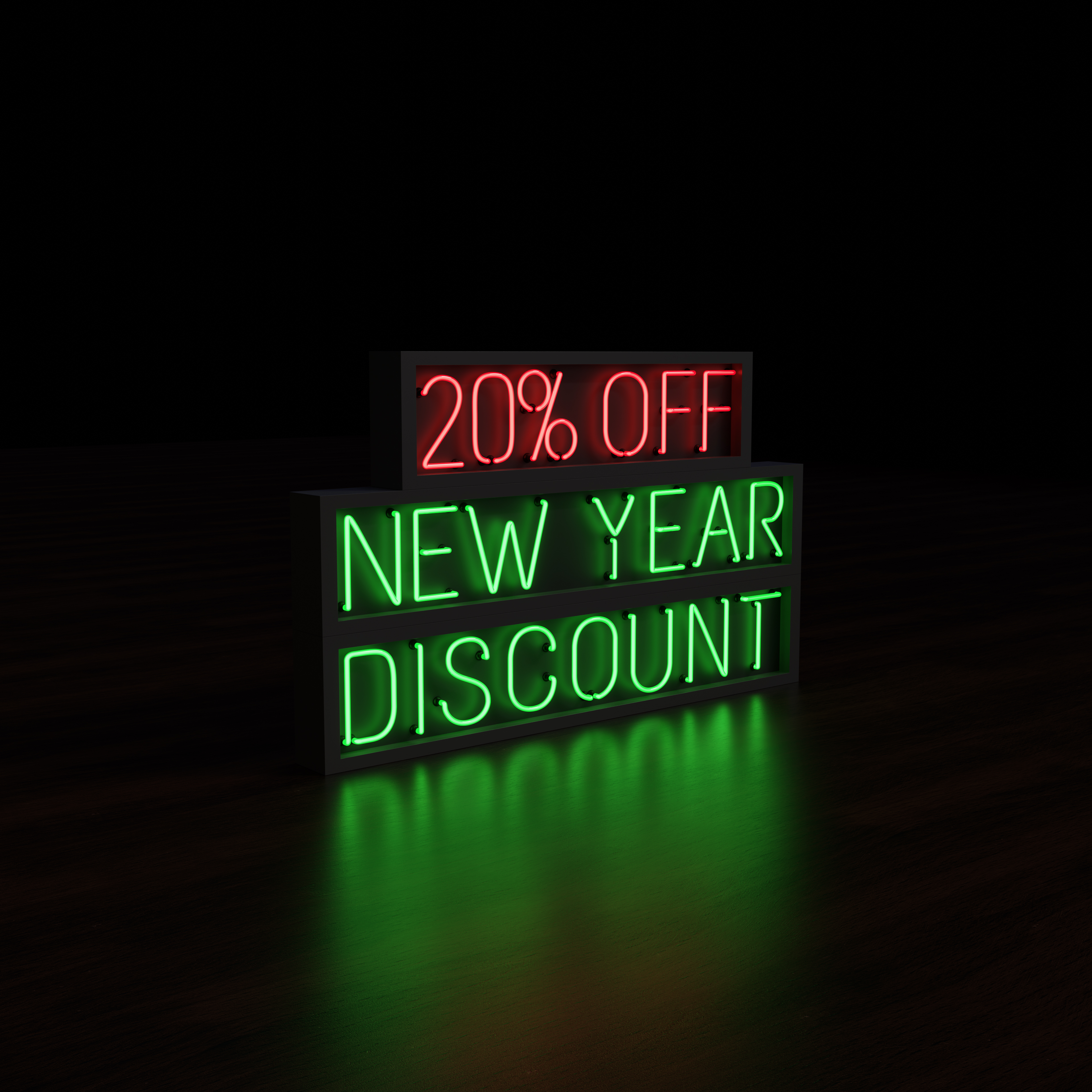 NEW YEAR DISCOUNT 20 PERCENT