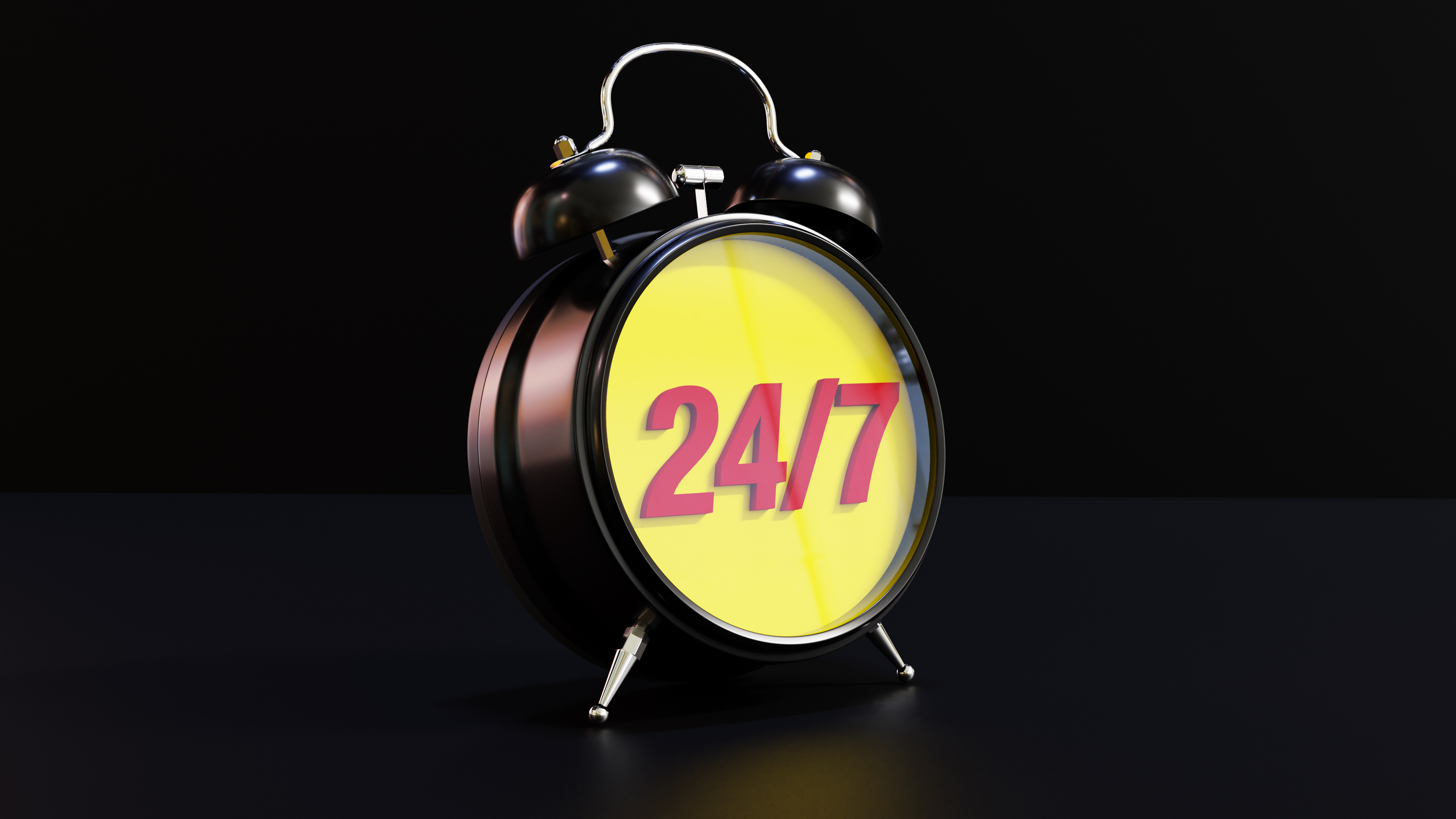 247 Analog Alarm Clock