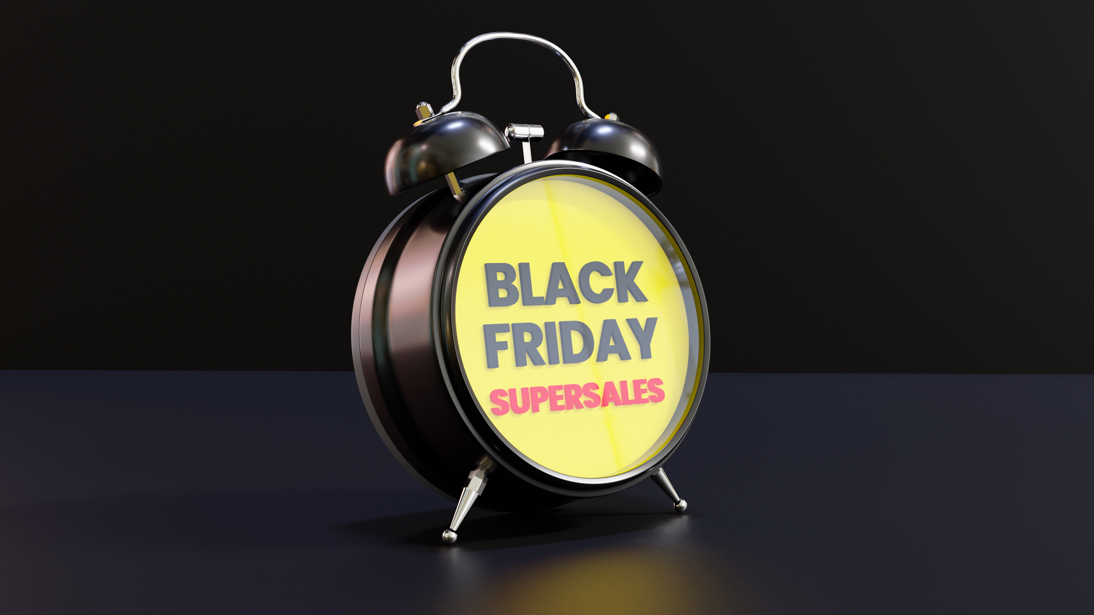 Black Friday Supersales Analog Alarm Clock