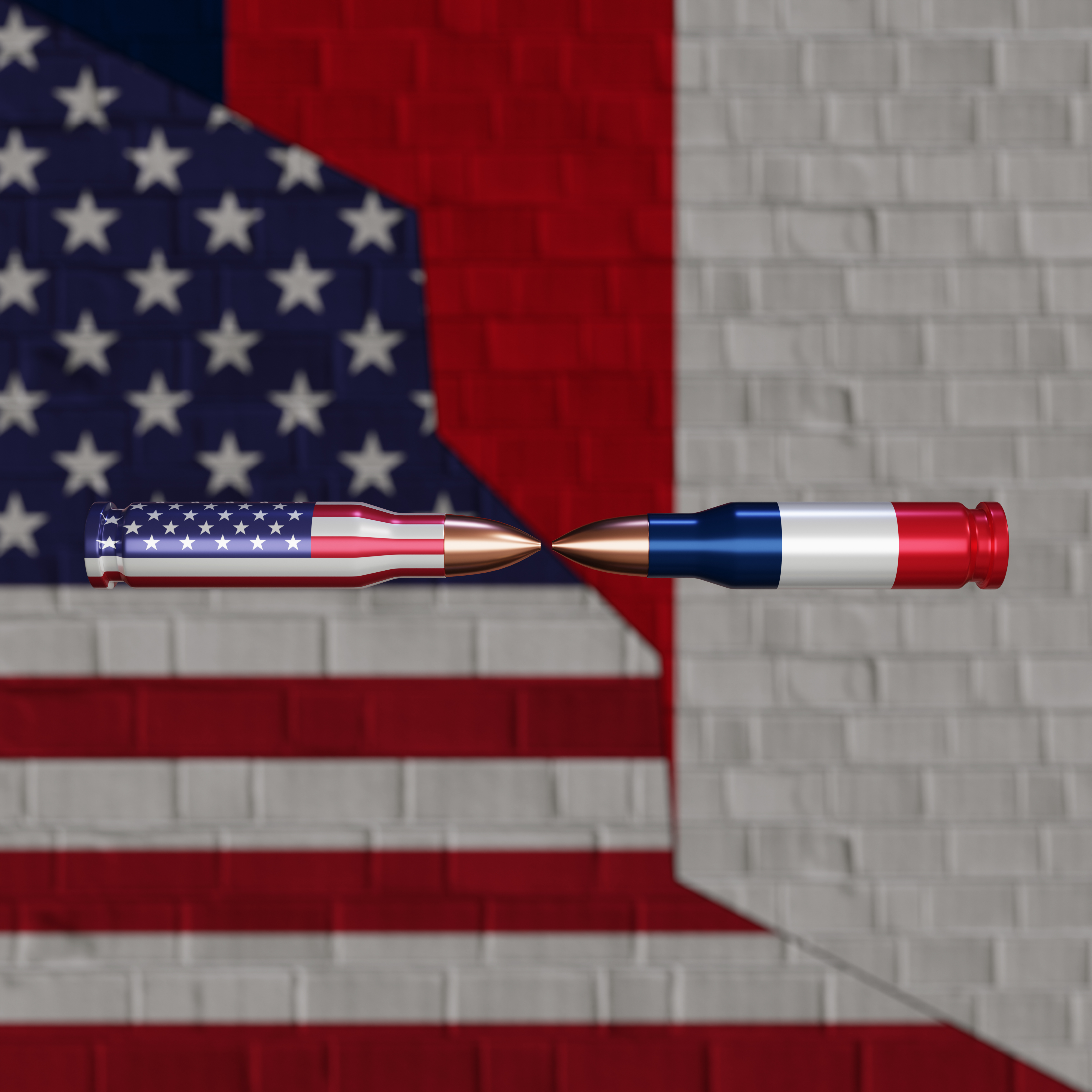 THE CONFRONTATION BETWEEN USA AND FRANCE