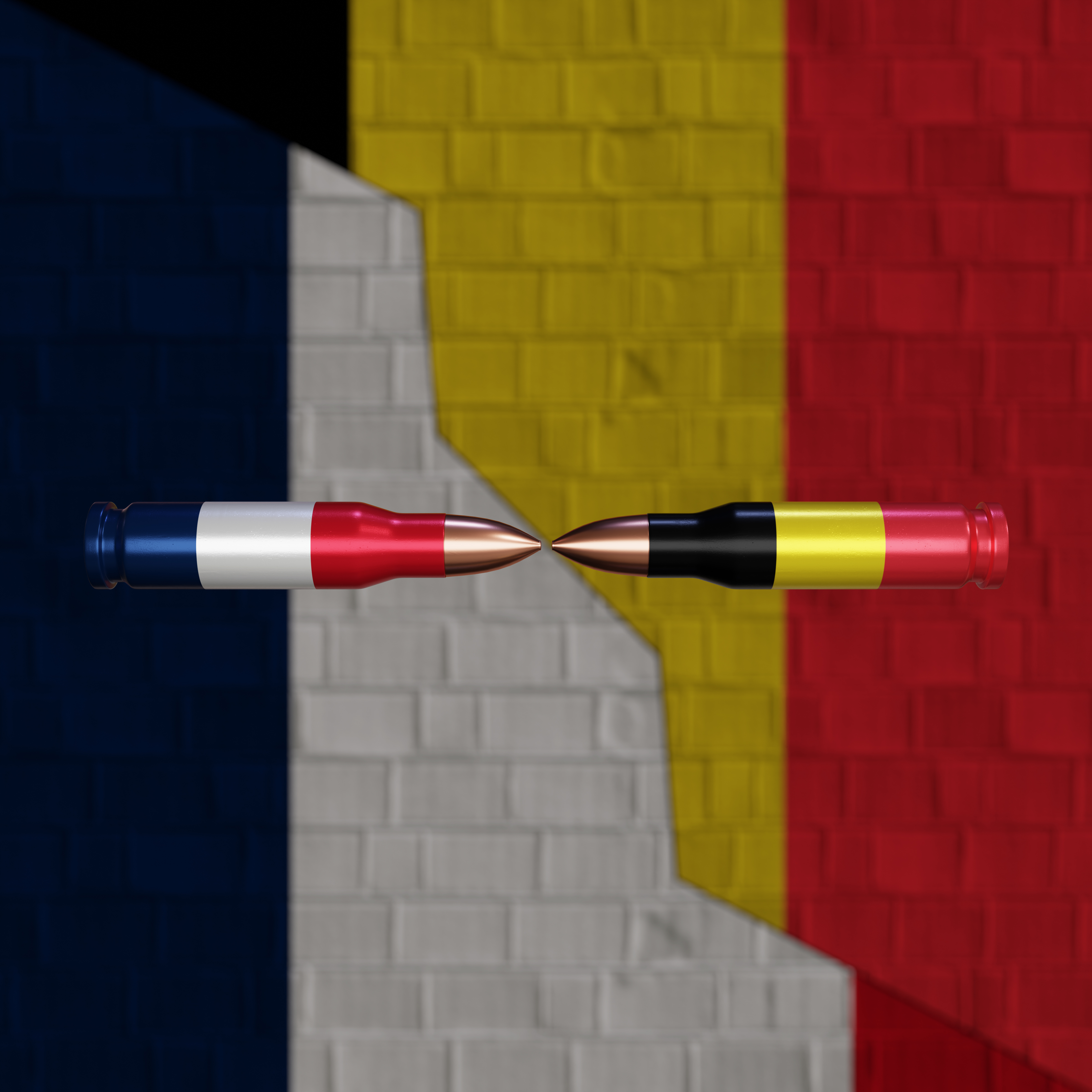 THE CONFRONTATION BETWEEN FRANCE AND BELGIUM