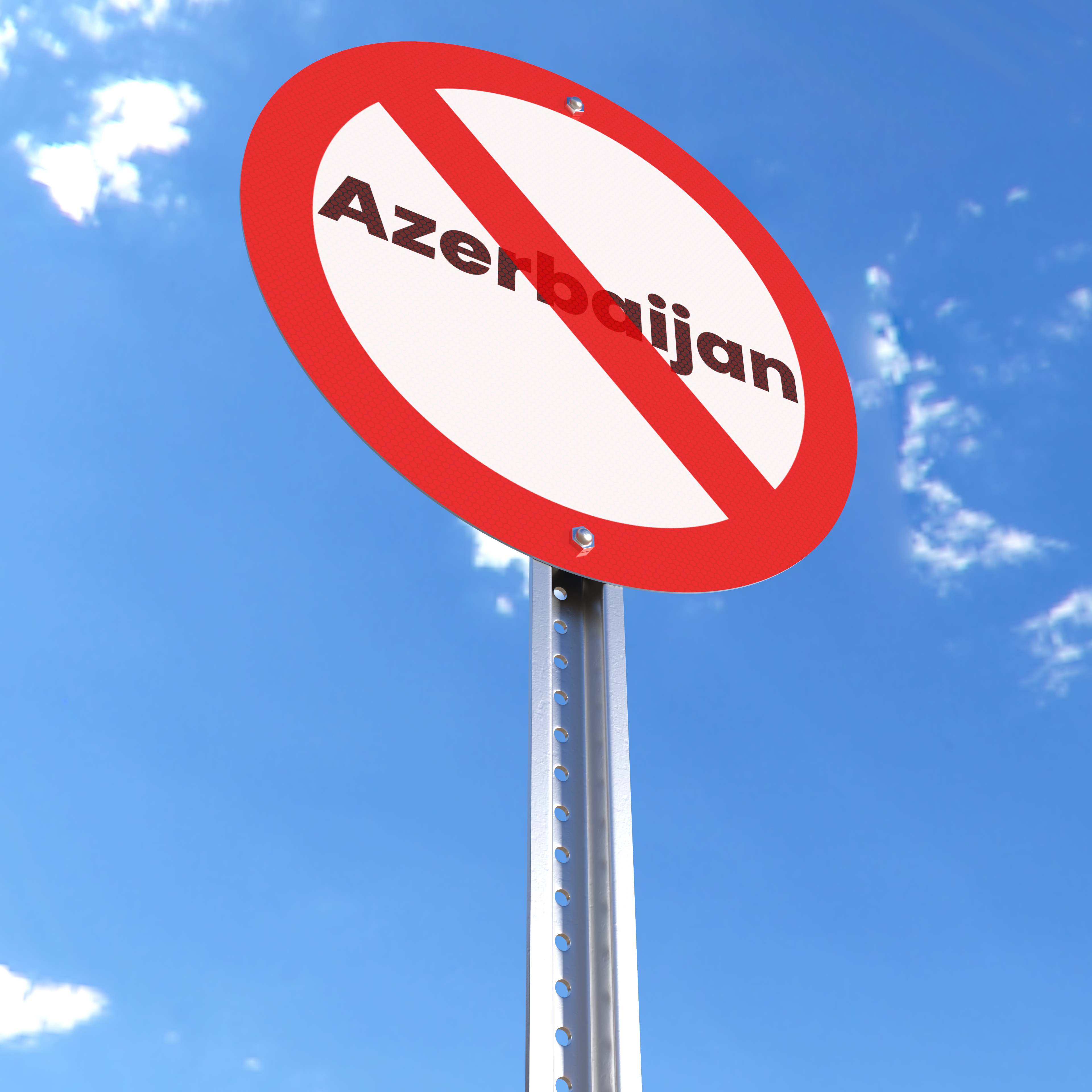 Do Not Enter - Azerbaijan - Sign