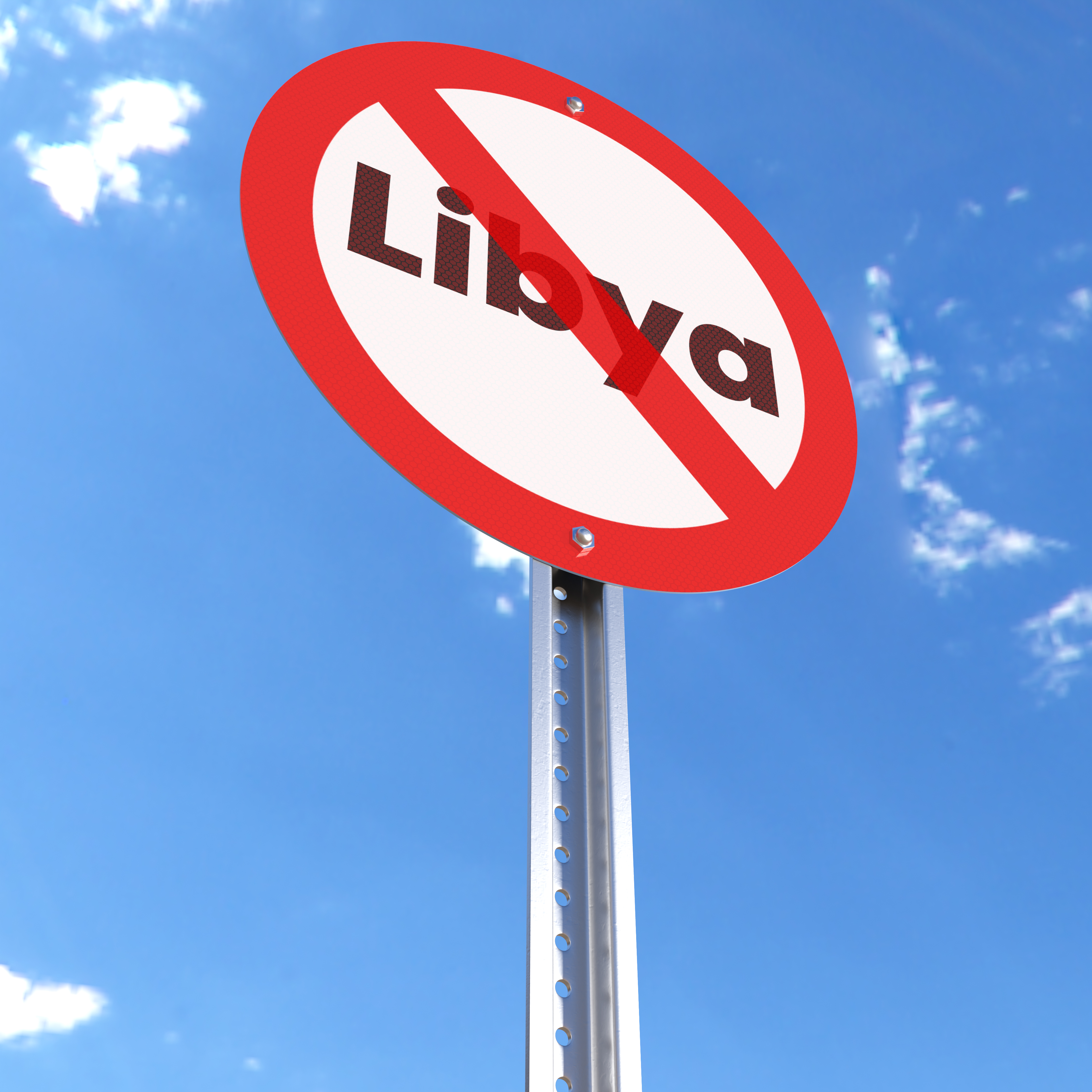 Do Not Enter - Libya - Sign