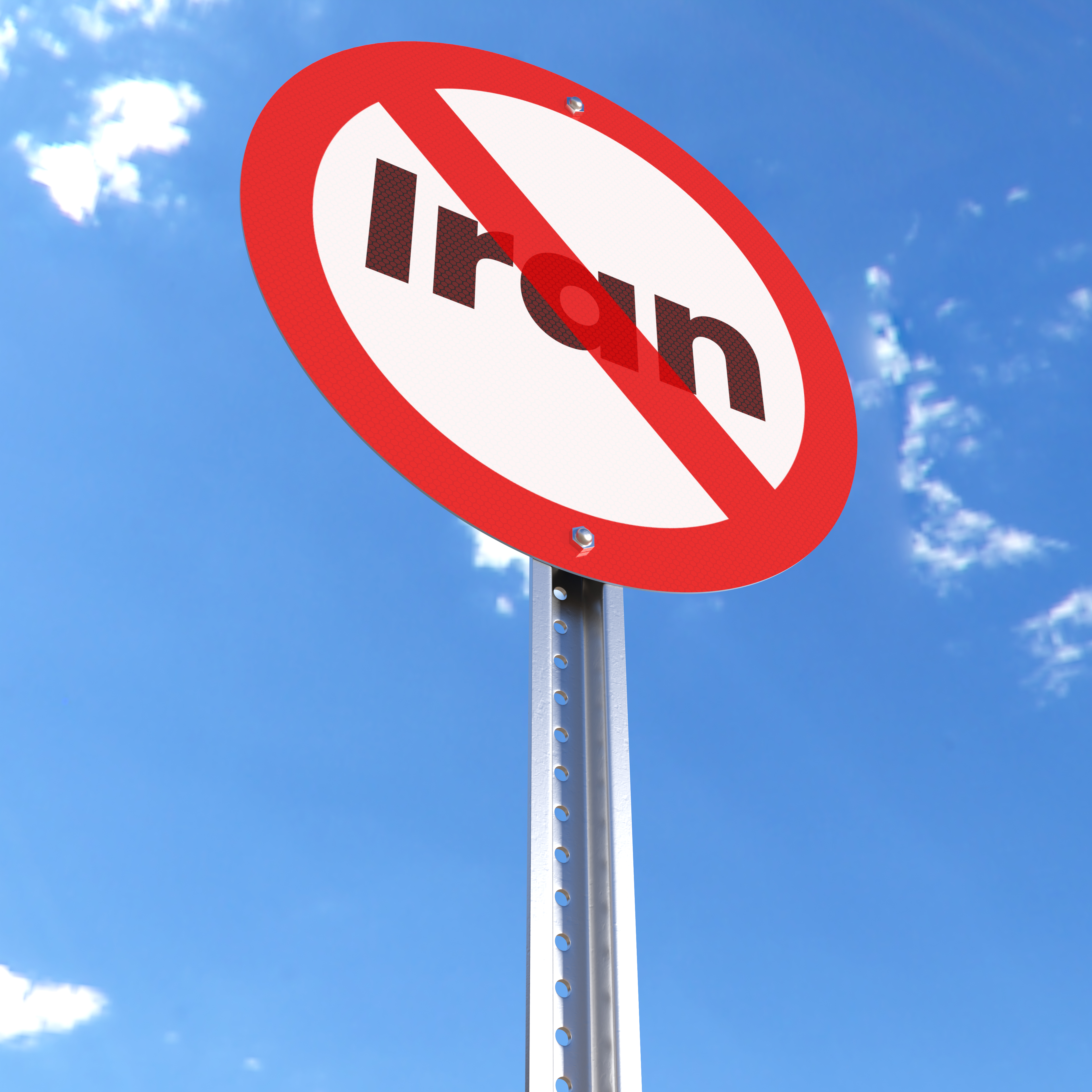 Do Not Enter - Iran - Sign
