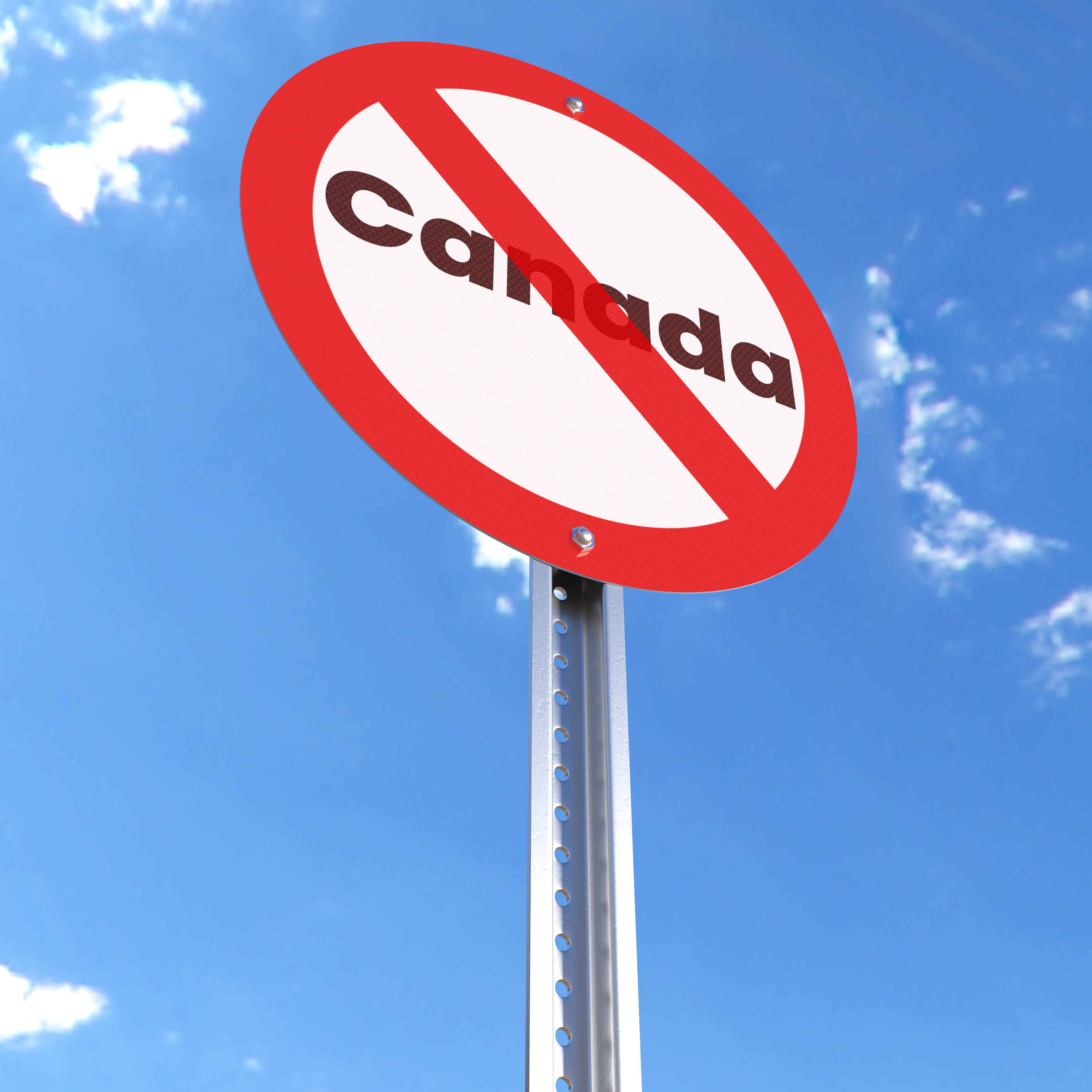 Do Not Enter - Canada - Sign