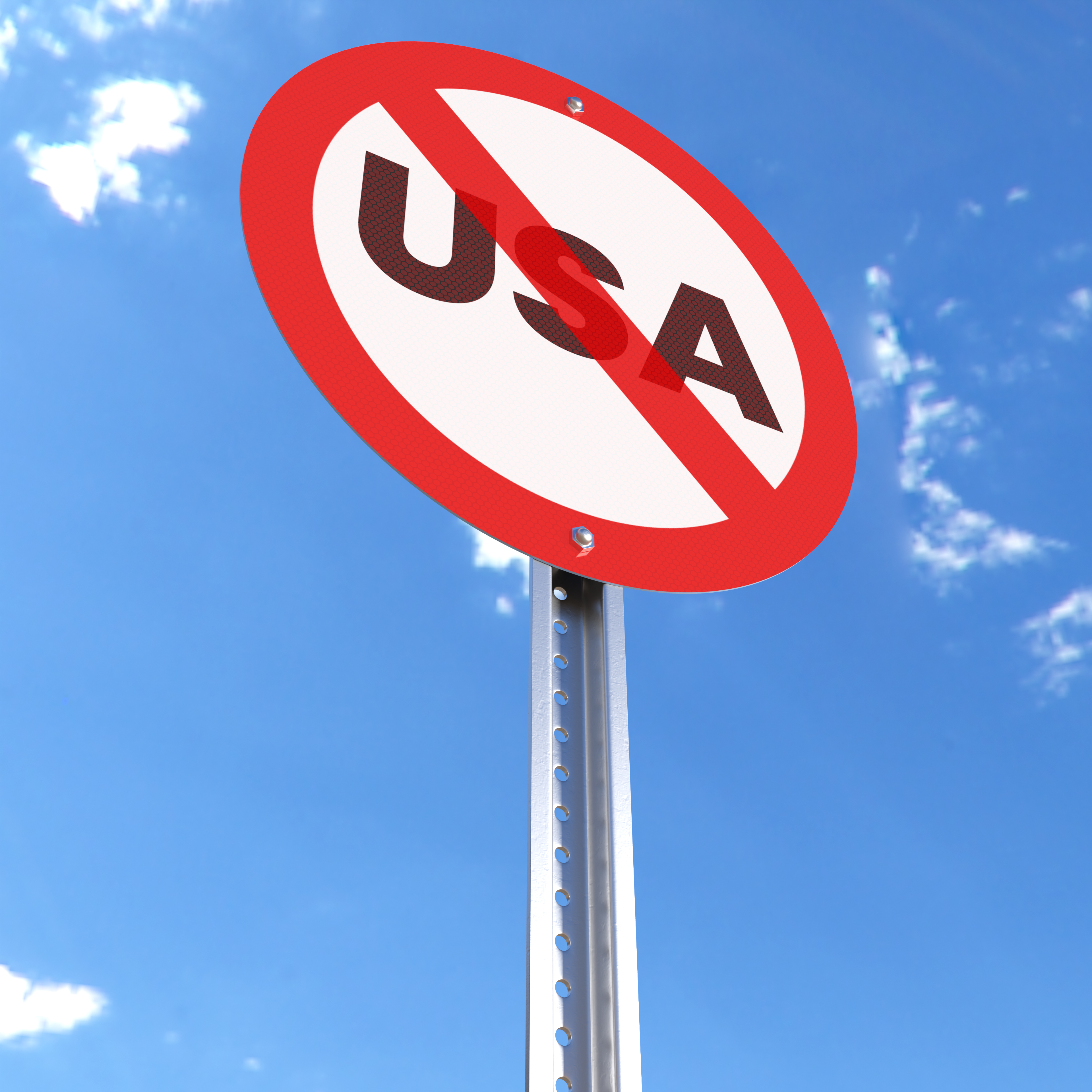 Do Not Enter - USA - Sign