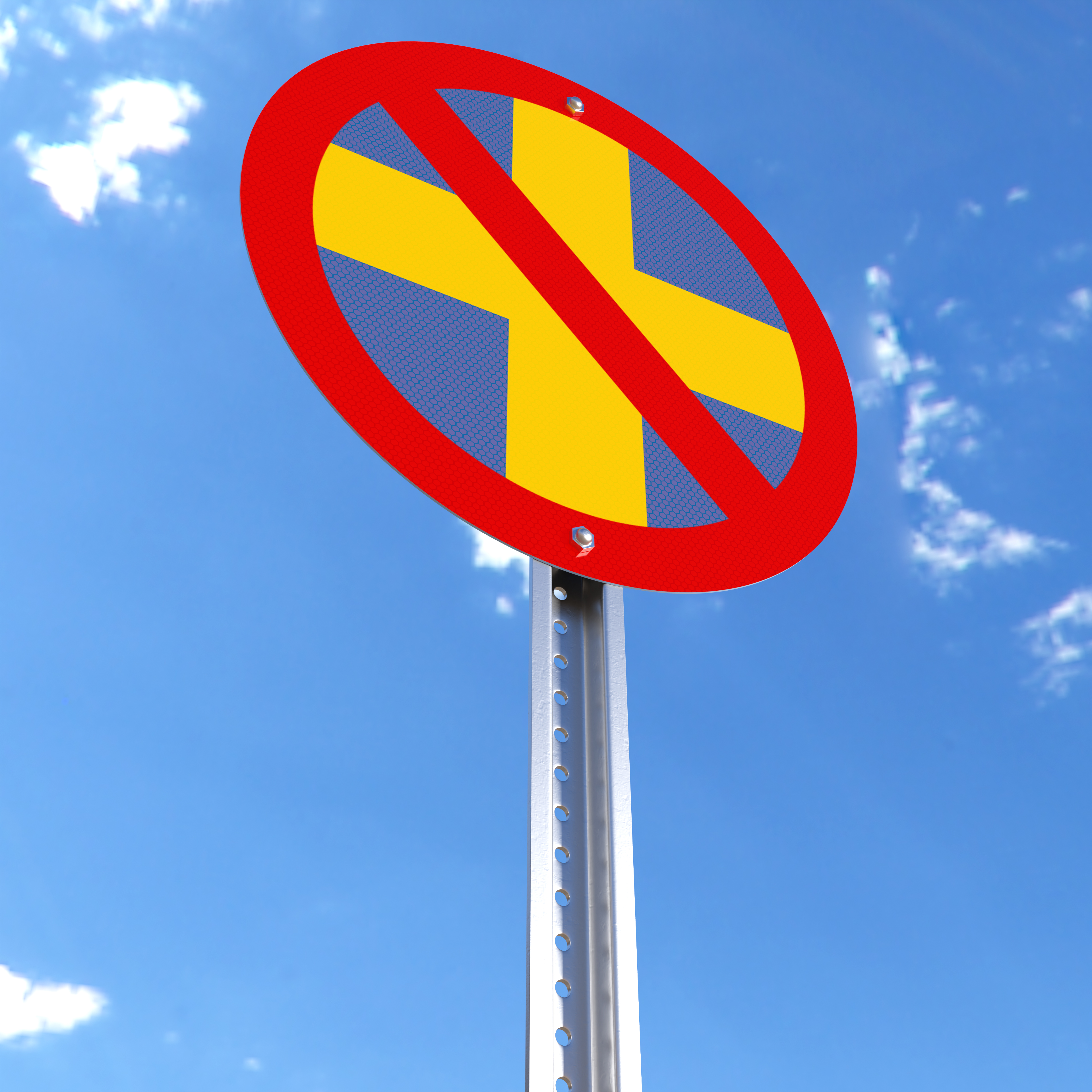 Do Not Enter sign with the flag of Sweden