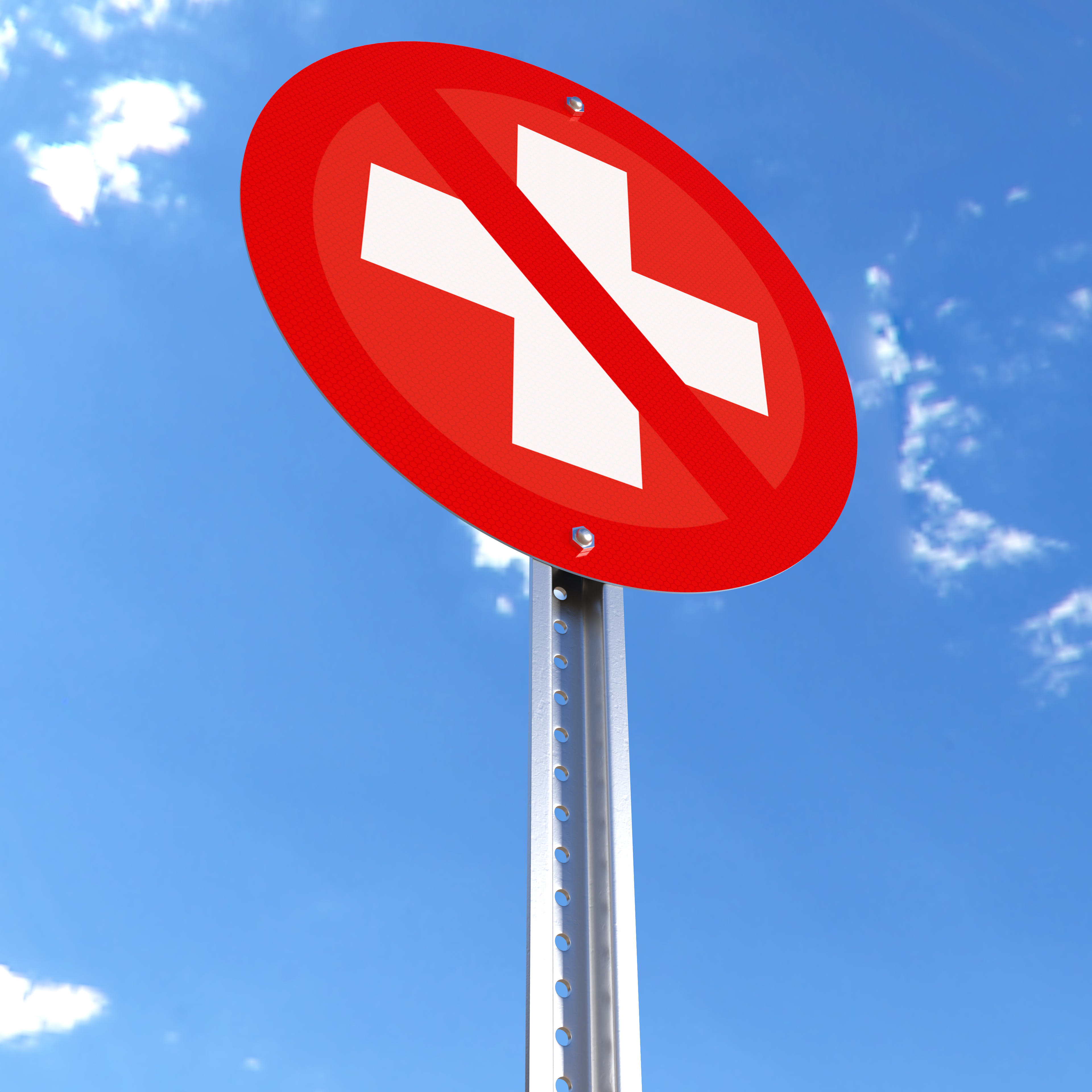 Do Not Enter sign with the flag of Switzerland