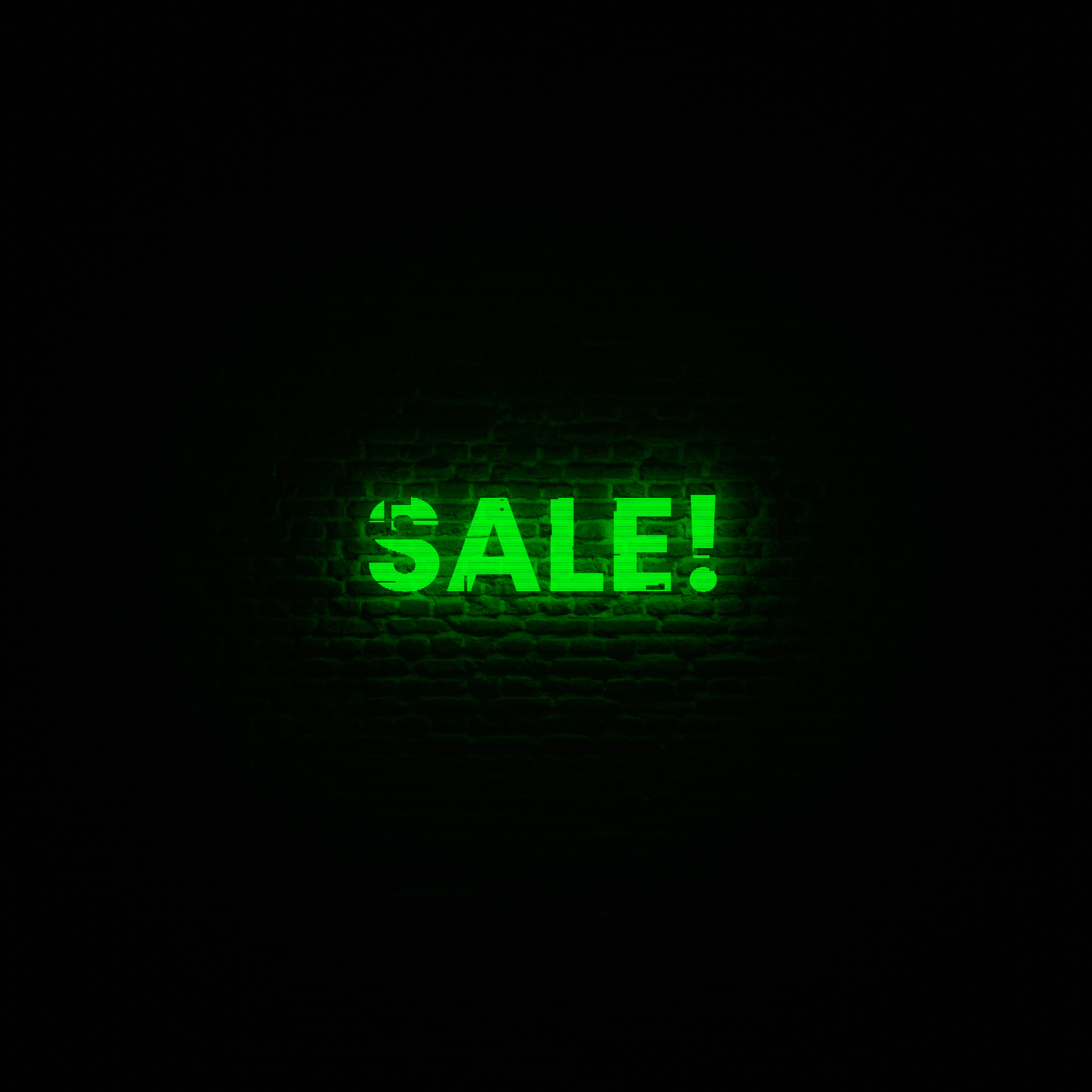 CYBER SALE WITH DARK BACKGROUND