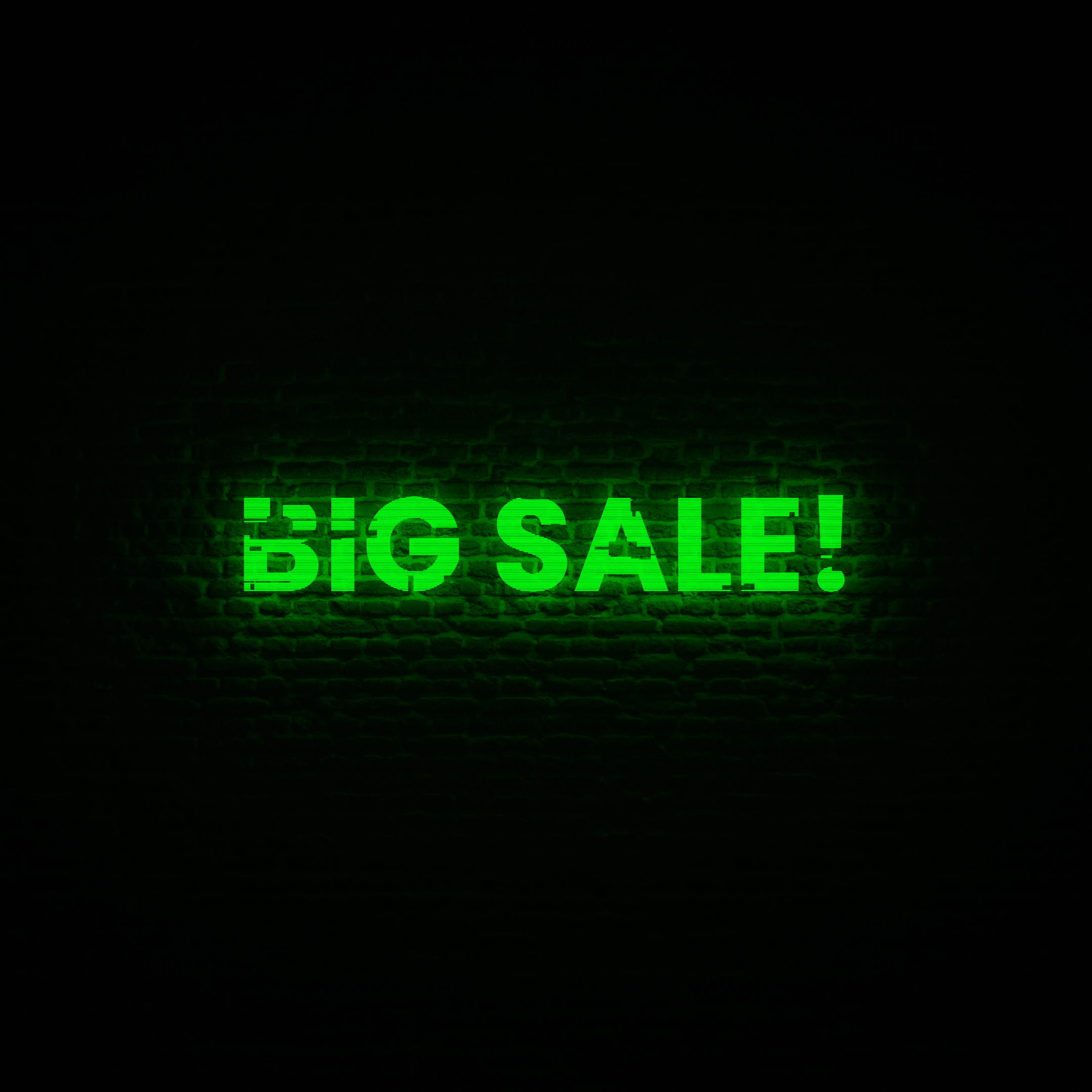 CYBER BIG SALE WITH DARK BACKGROUND