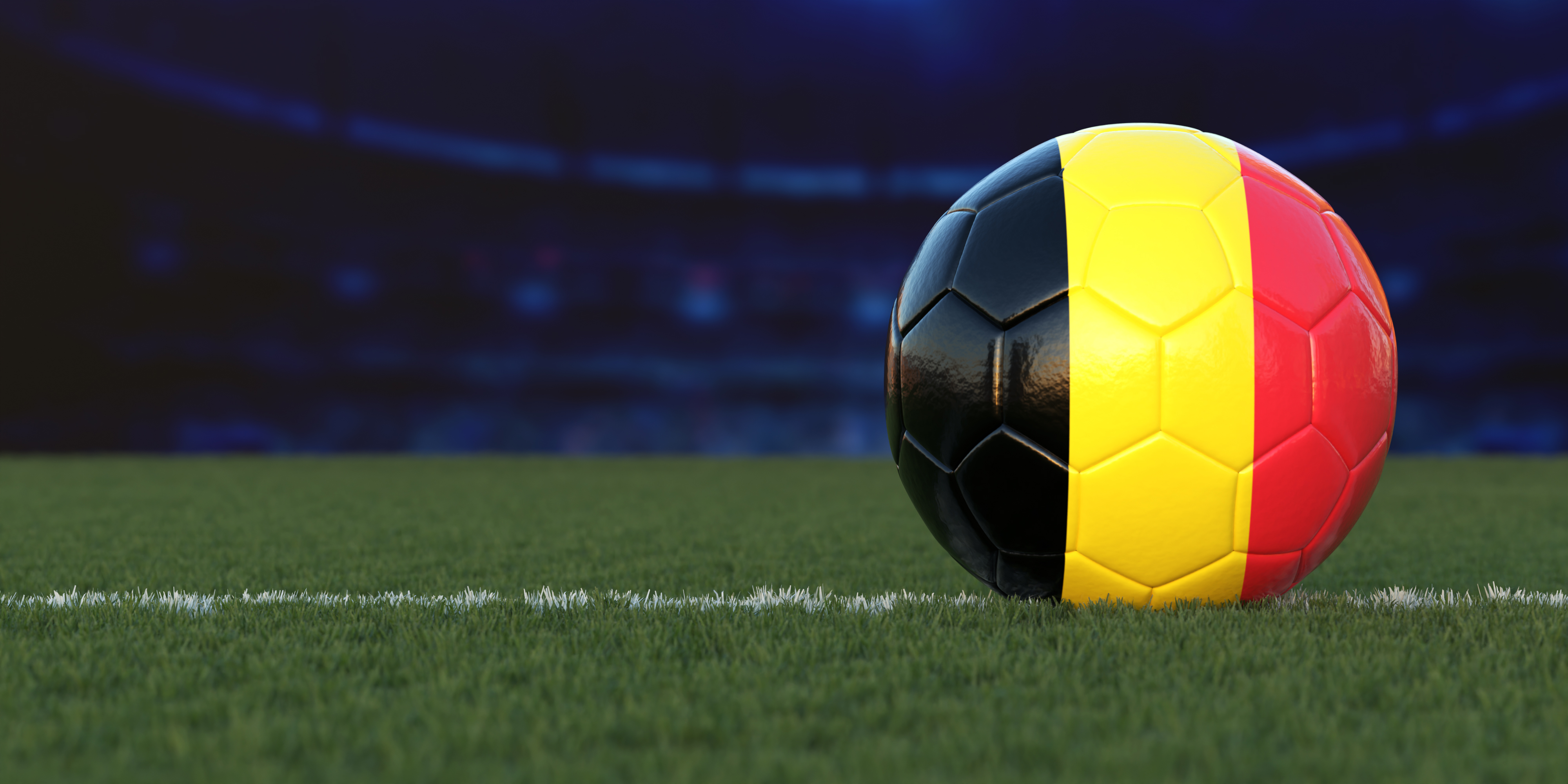 Flag of Belgium On Soccer Ball