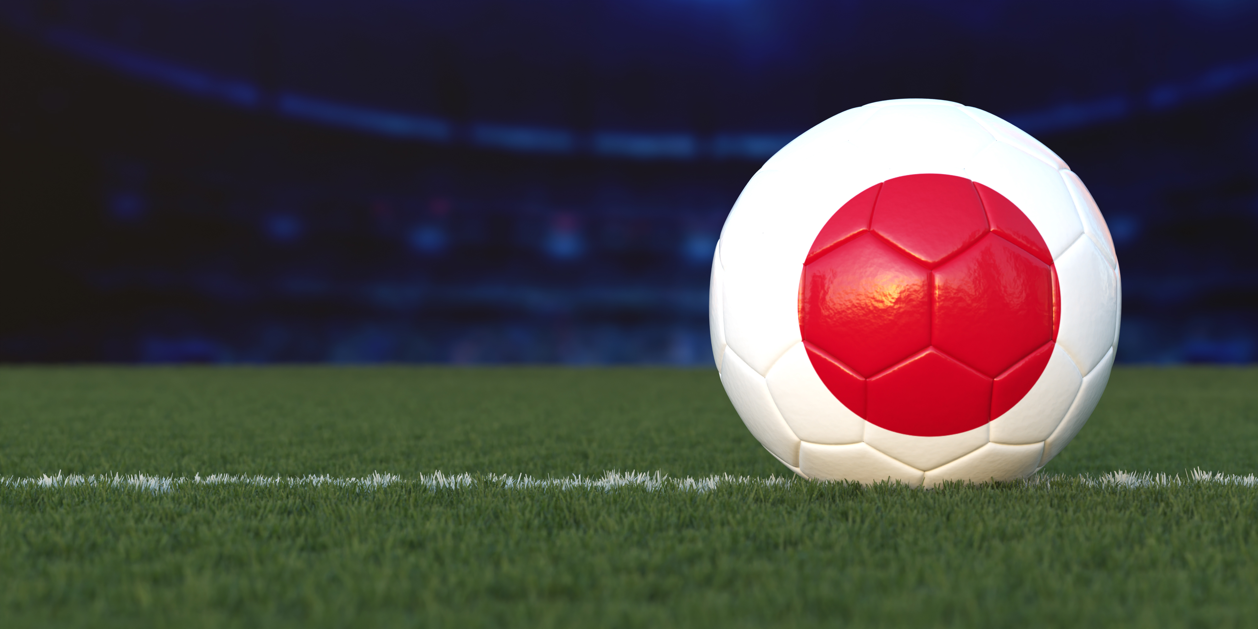 Flag of Japan On Soccer Ball