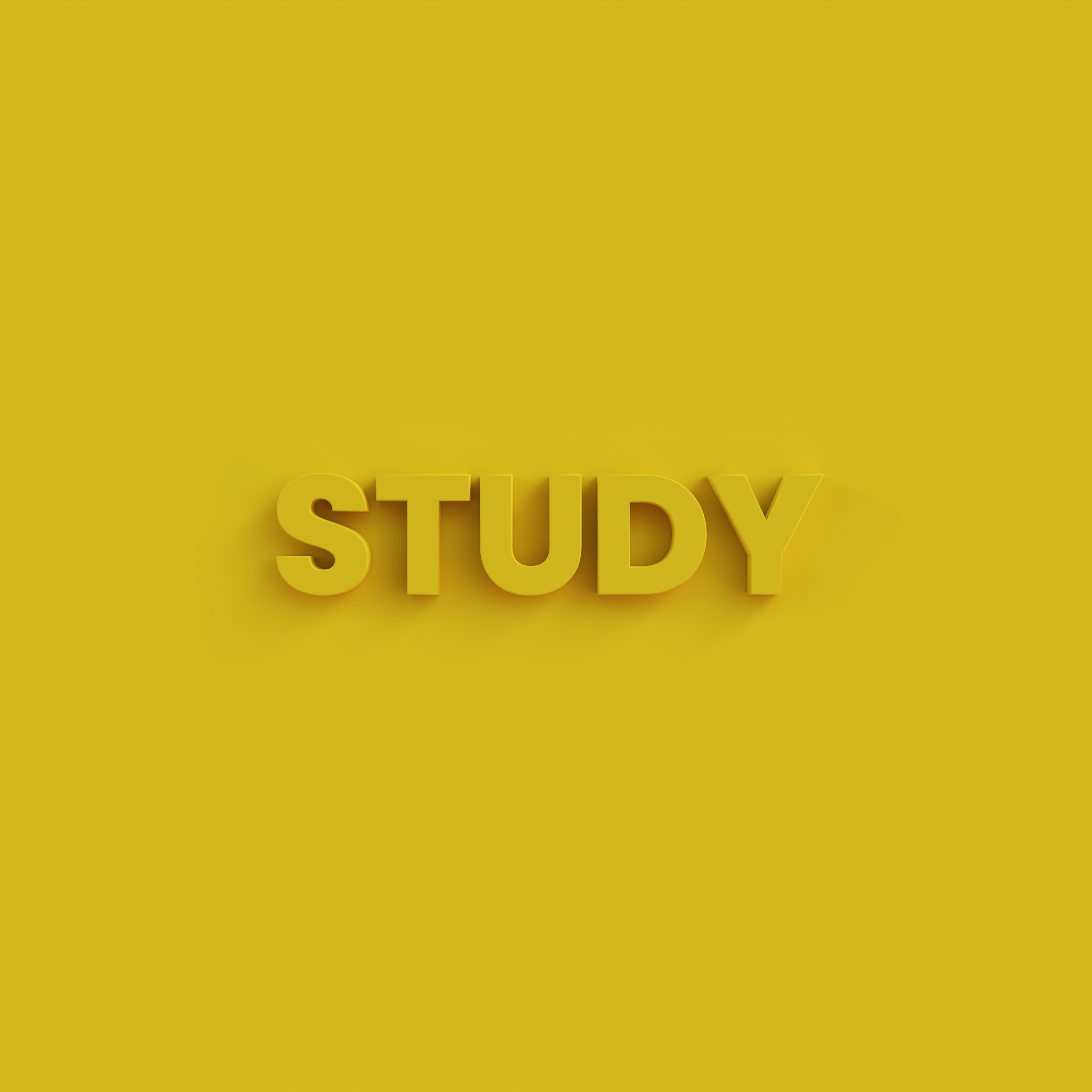 Study Text With Yellow Background