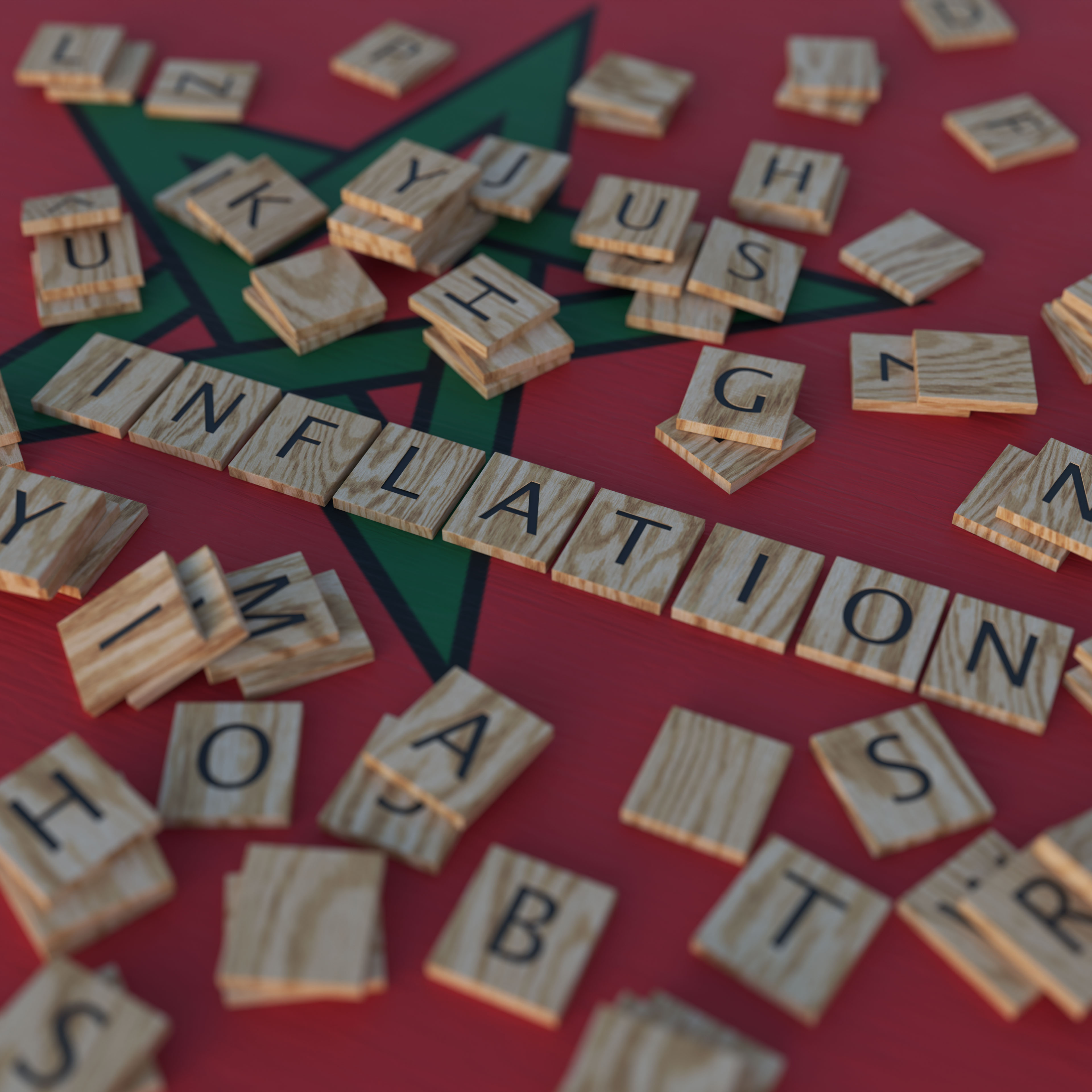 Inflation In Morocco With Scrabble Letters
