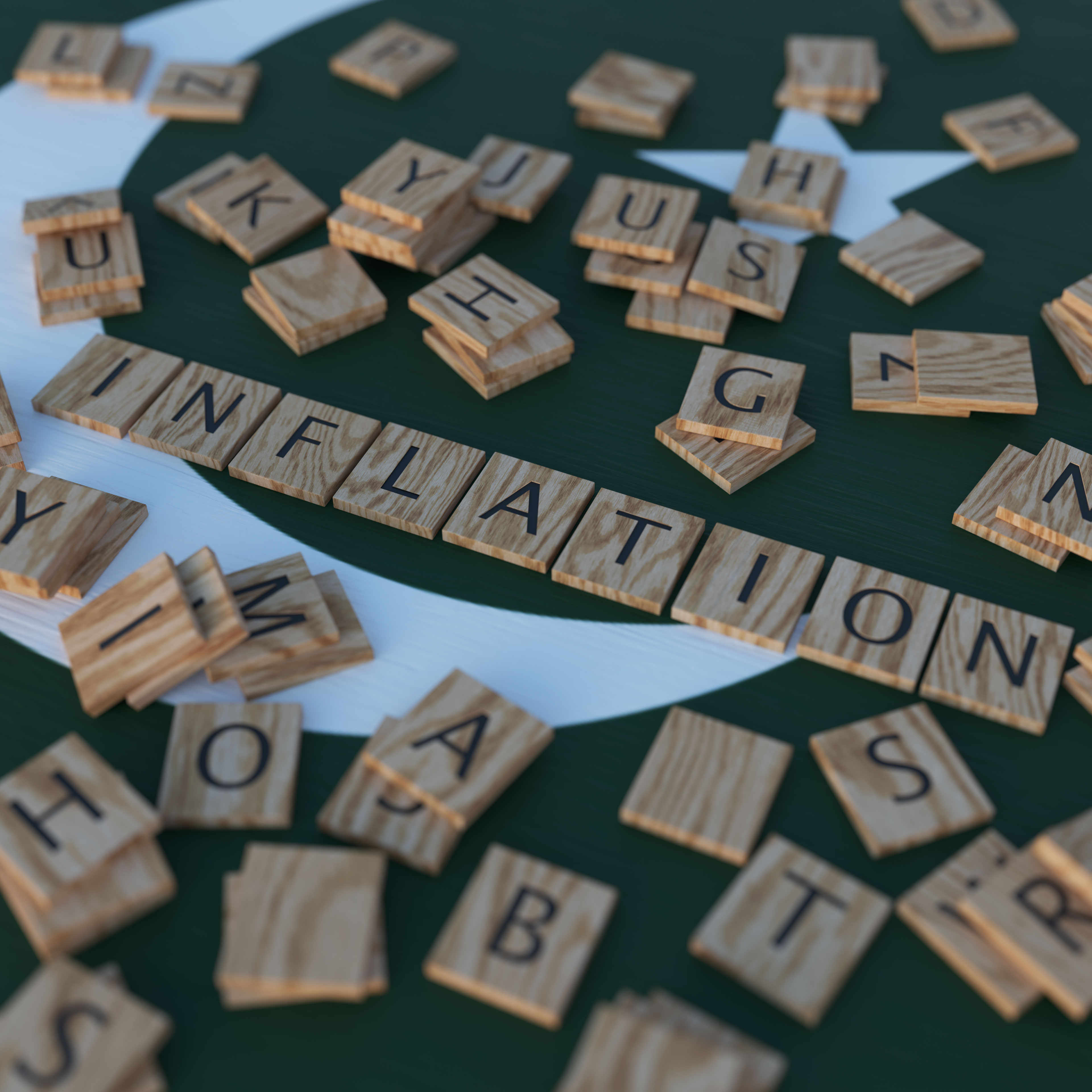 Inflation In Pakistan With Scrabble Letters