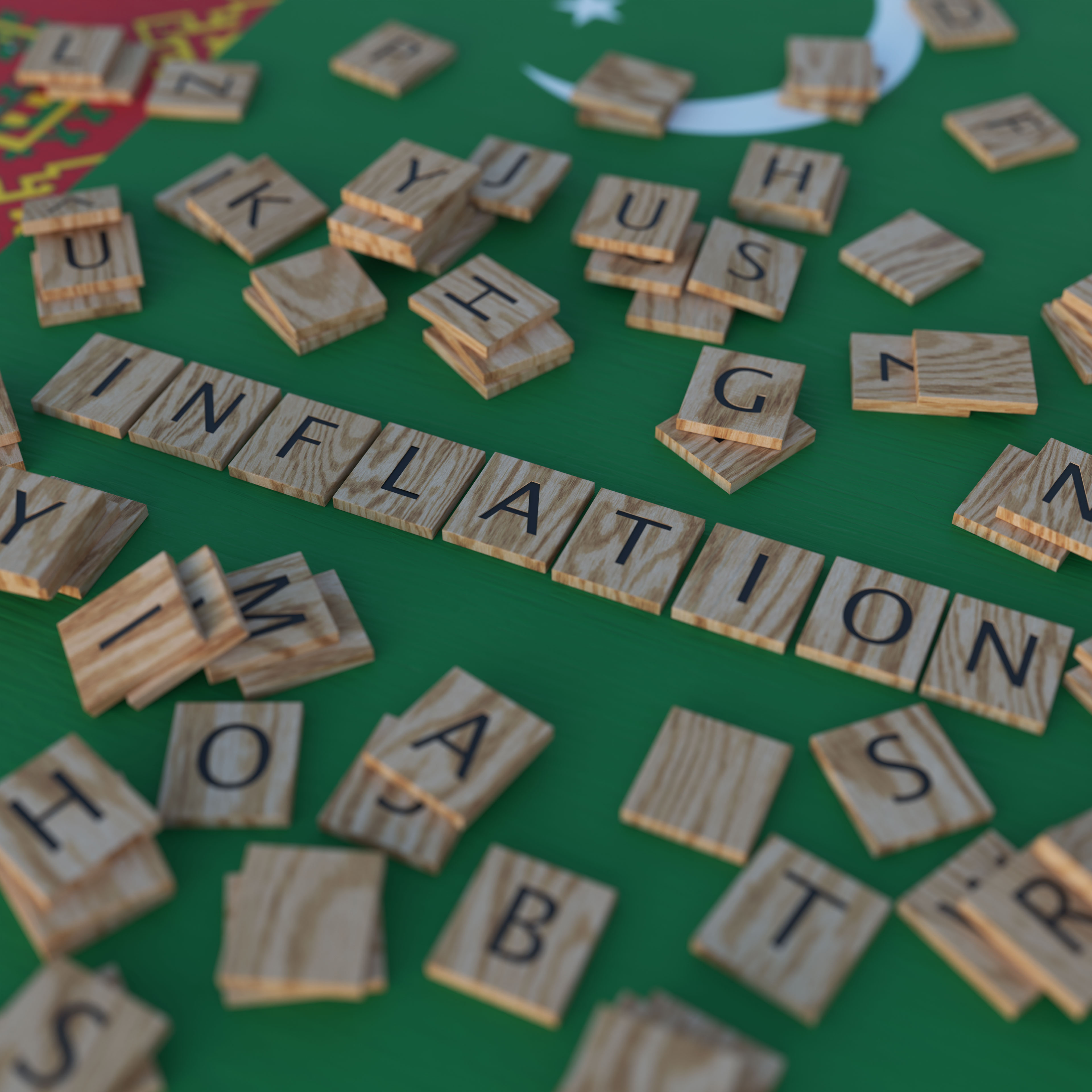 Inflation In Turkmenistan With Scrabble Letters