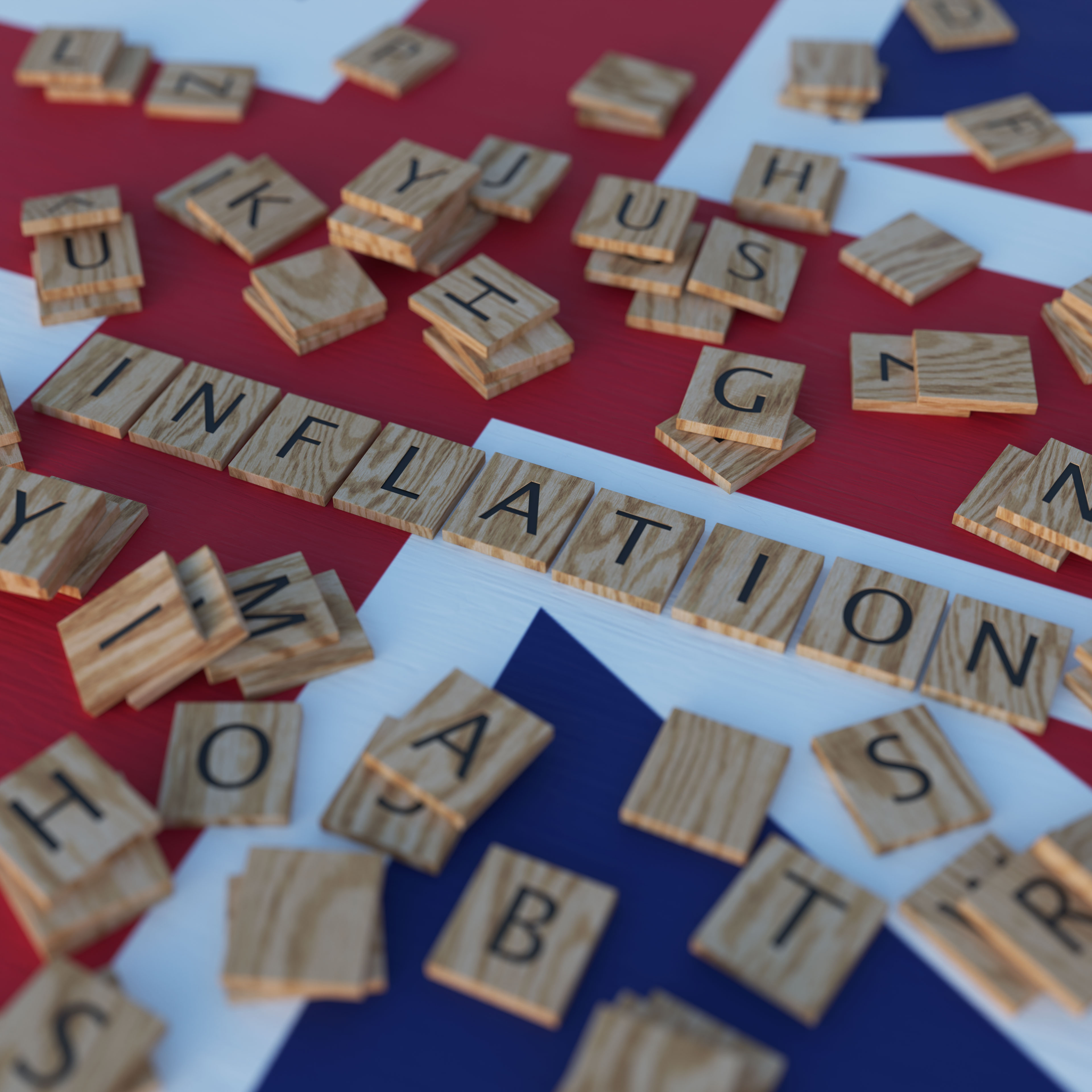 Inflation In United-Kingdom With Scrabble Letters