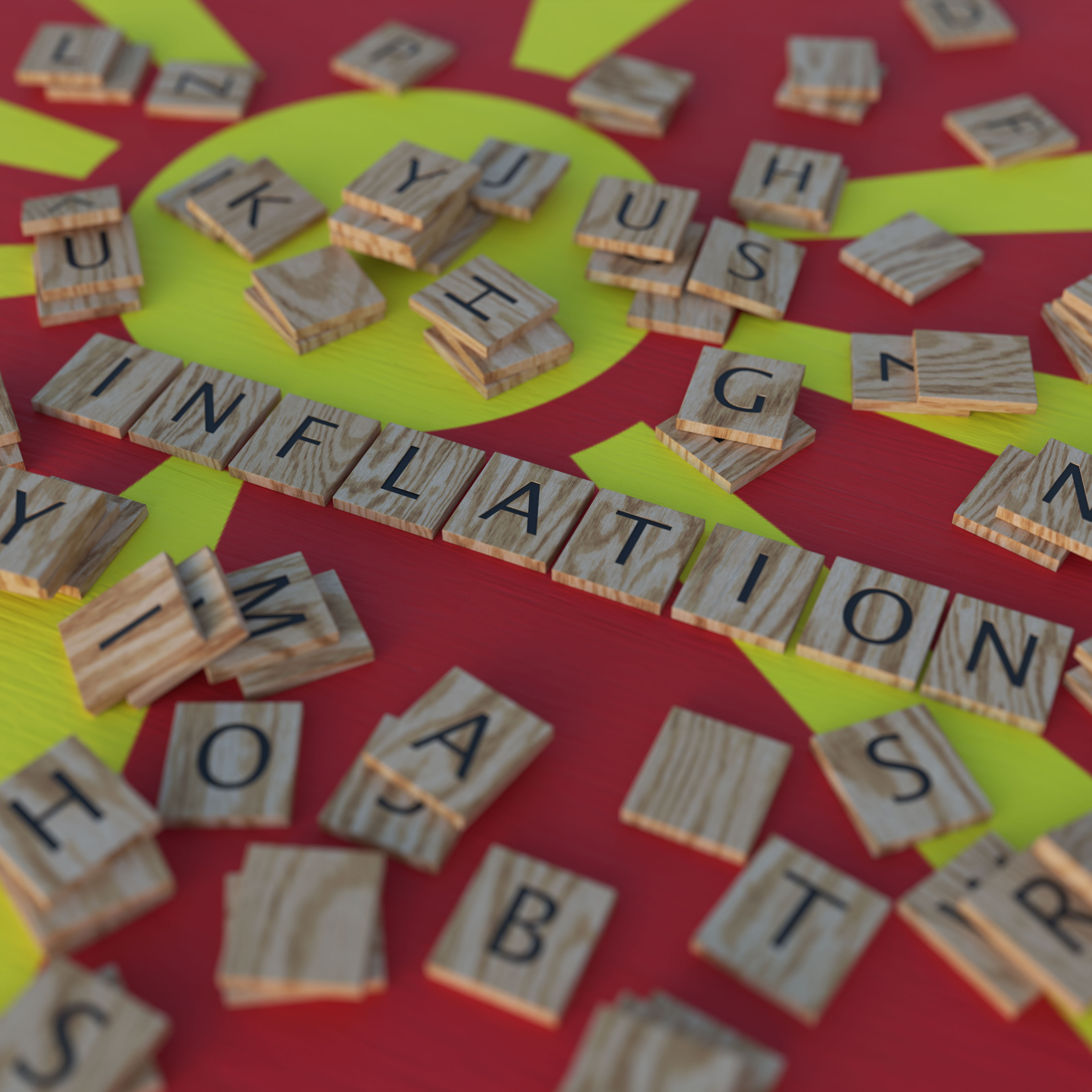 Inflation In North-Macedonia With Scrabble Letters