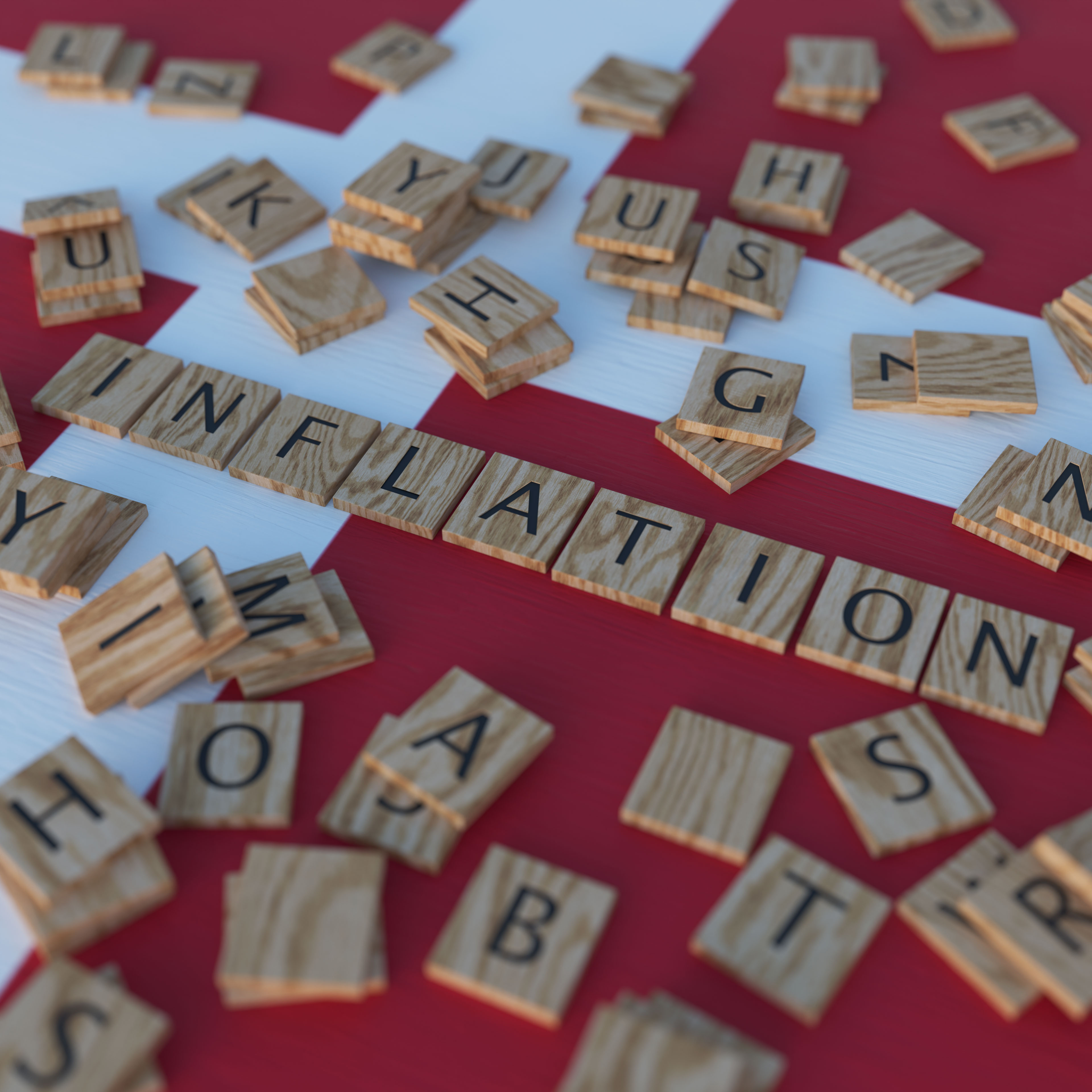 Inflation In Denmark With Scrabble Letters