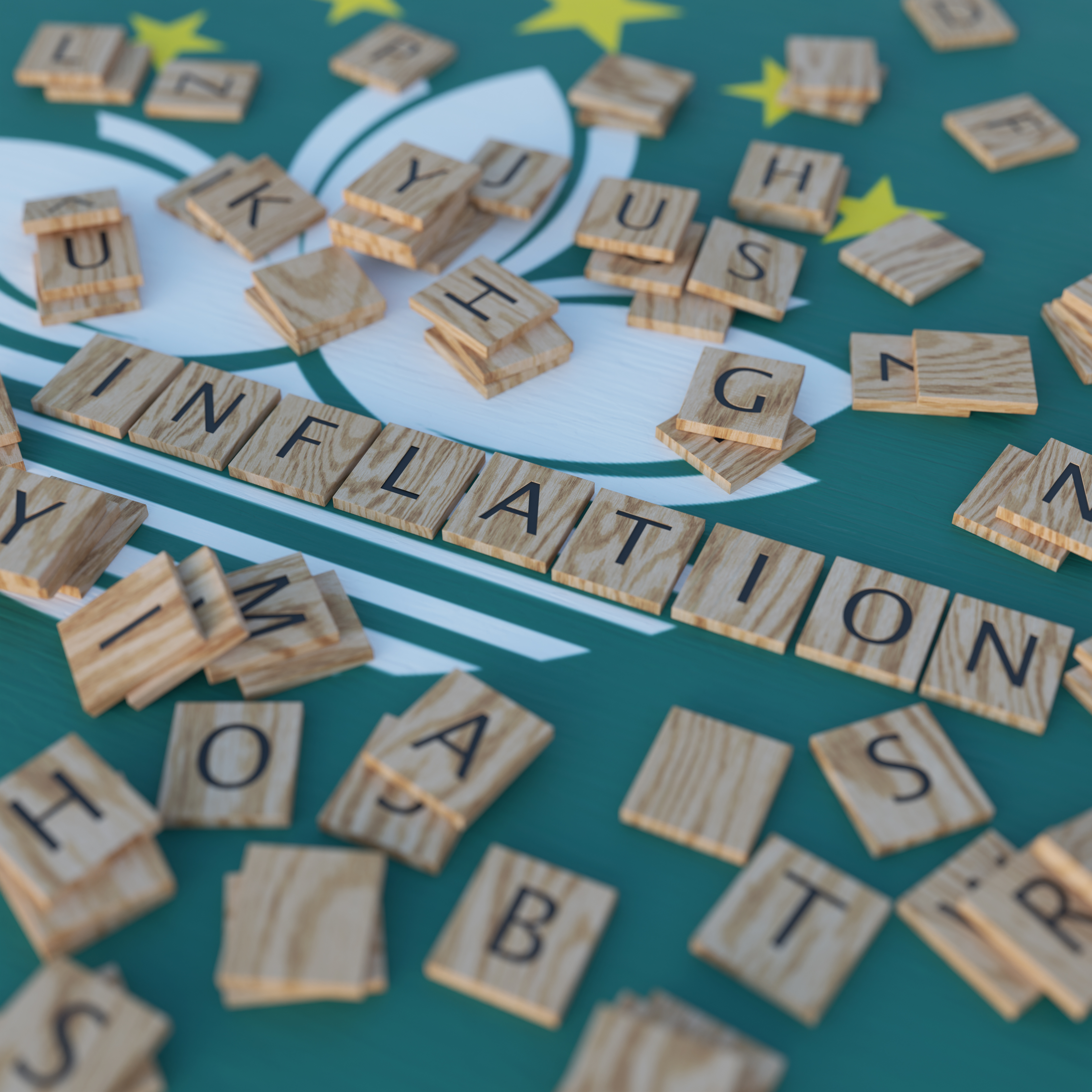 Inflation in Macau Represented with Scrabble Letters