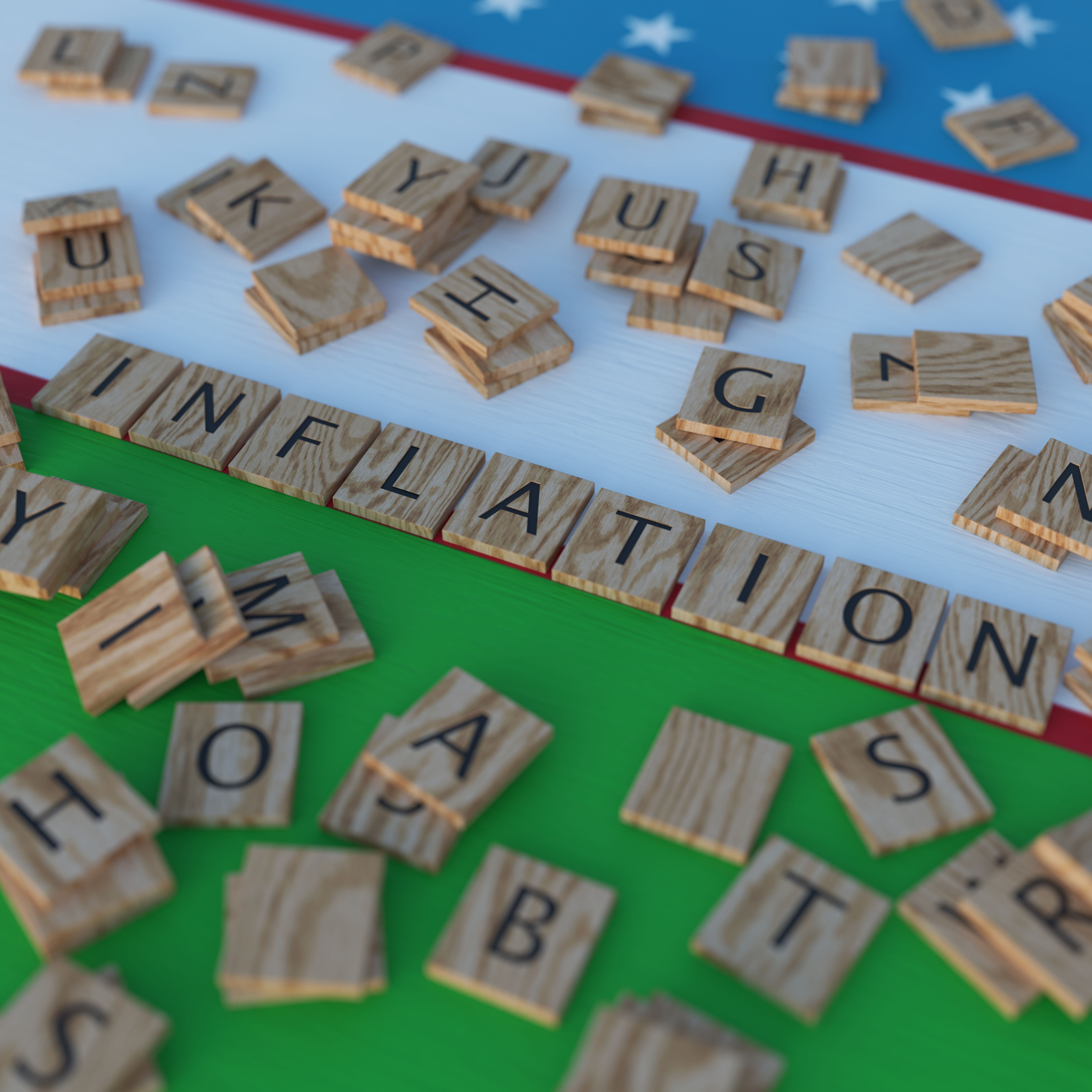 Inflation In Uzbekistan With Scrabble Letters